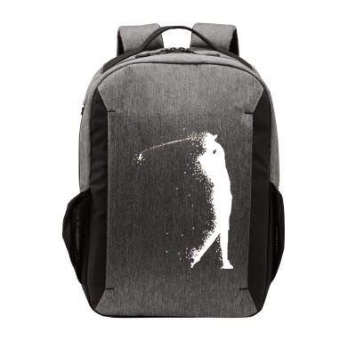 Golf Swing Splatter Golfer Logo Vector Backpack