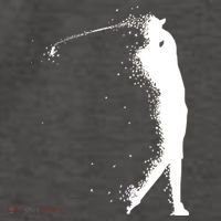 Golf Swing Splatter Golfer Logo Vector Backpack