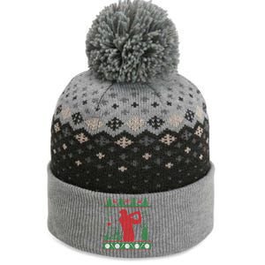 Golf Ugly Christmas Sweater The Baniff Cuffed Pom Beanie