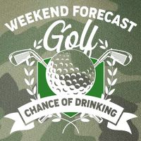 Golf Weekend Forecast Chance of Drinking Legacy Tie Dye Trucker Hat