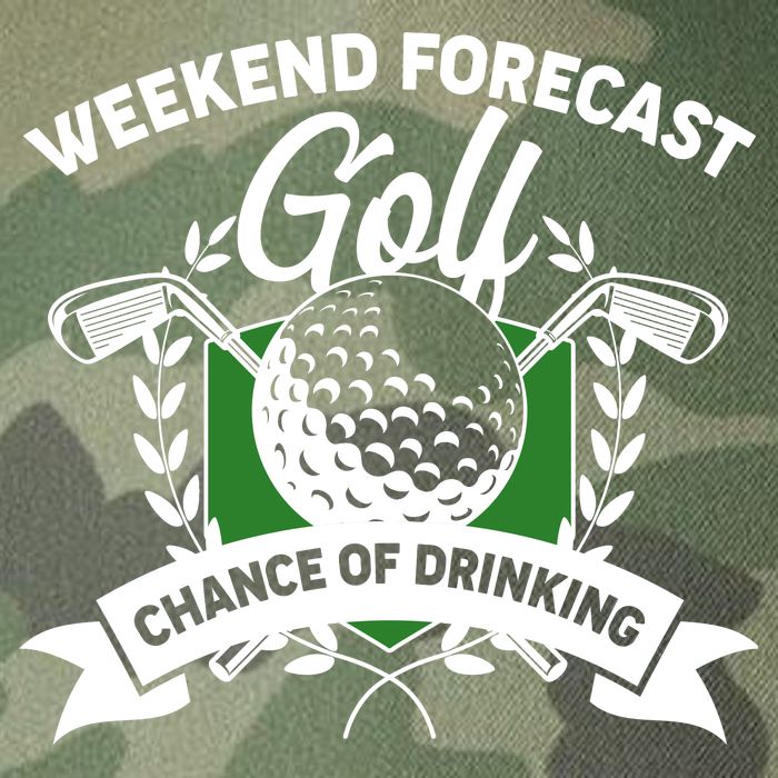 Golf Weekend Forecast Chance of Drinking Legacy Tie Dye Trucker Hat