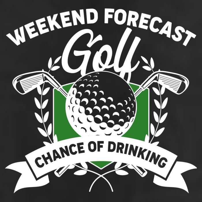 Golf Weekend Forecast Chance of Drinking Beanie