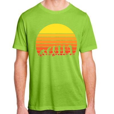 Golfer Evolution Sunset Adult ChromaSoft Performance T-Shirt