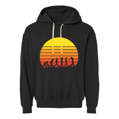 Golfer Evolution Sunset Garment-Dyed Fleece Hoodie