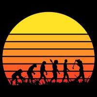 Golfer Evolution Sunset 7-Panel Snapback Hat