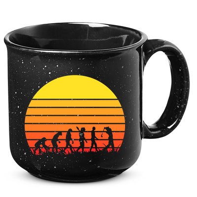 Golfer Evolution Sunset 15oz Campfire Ceramic Mug