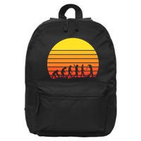 Golfer Evolution Sunset 16 in Basic Backpack