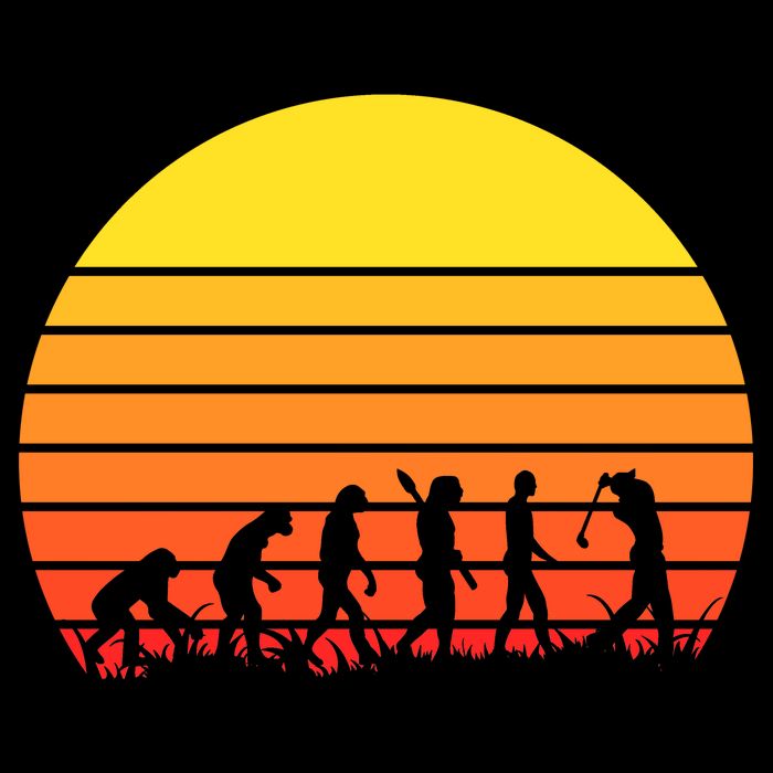 Golfer Evolution Sunset 16 in Basic Backpack