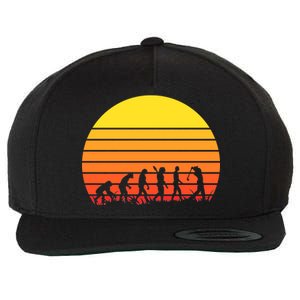 Golfer Evolution Sunset Wool Snapback Cap