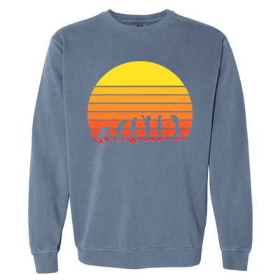 Golfer Evolution Sunset Garment-Dyed Sweatshirt