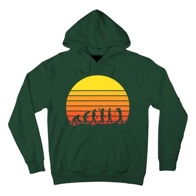 Golfer Evolution Sunset Hoodie