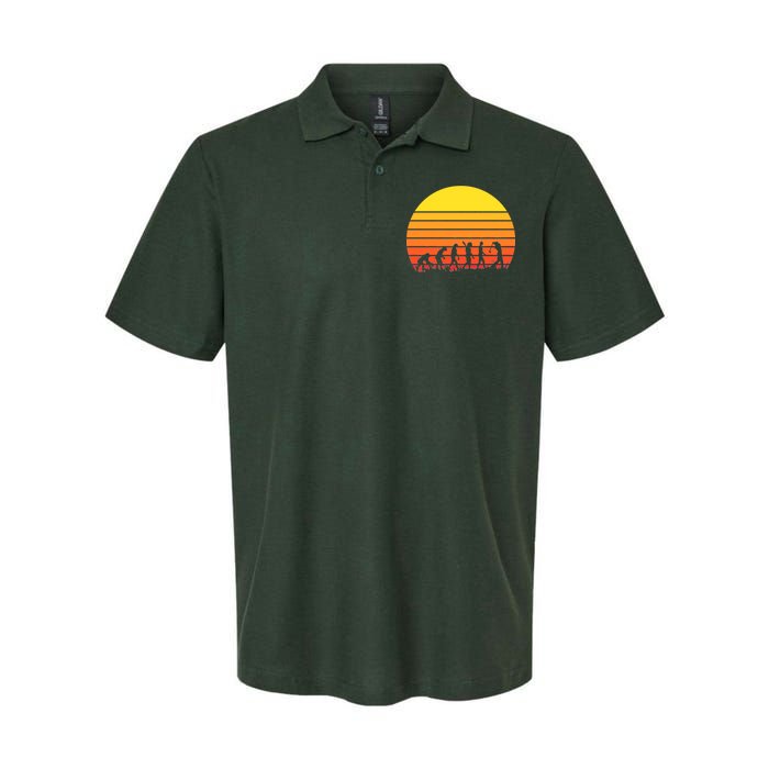 Golfer Evolution Sunset Softstyle Adult Sport Polo