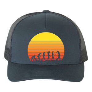 Golfer Evolution Sunset Yupoong Adult 5-Panel Trucker Hat