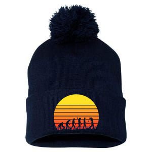 Golfer Evolution Sunset Pom Pom 12in Knit Beanie