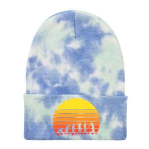 Golfer Evolution Sunset Tie Dye 12in Knit Beanie