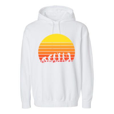 Golfer Evolution Sunset Garment-Dyed Fleece Hoodie