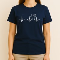 Golfer Heartbeat I Love Golf T-Shirt