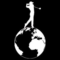 Golfer on top of the World Golf Logo Bucket Hat