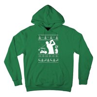 Golfing Fan Ugly Christmas Sweater Hoodie