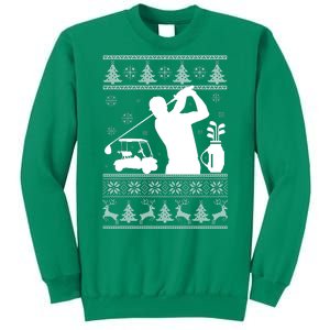 Golfing Fan Ugly Christmas Sweater Sweatshirt