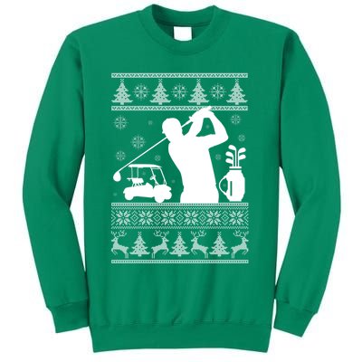 Golfing Fan Ugly Christmas Sweater Sweatshirt
