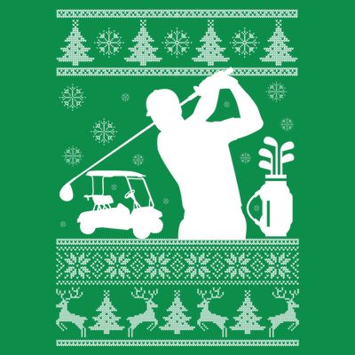 Golfing Fan Ugly Christmas Sweater T-Shirt