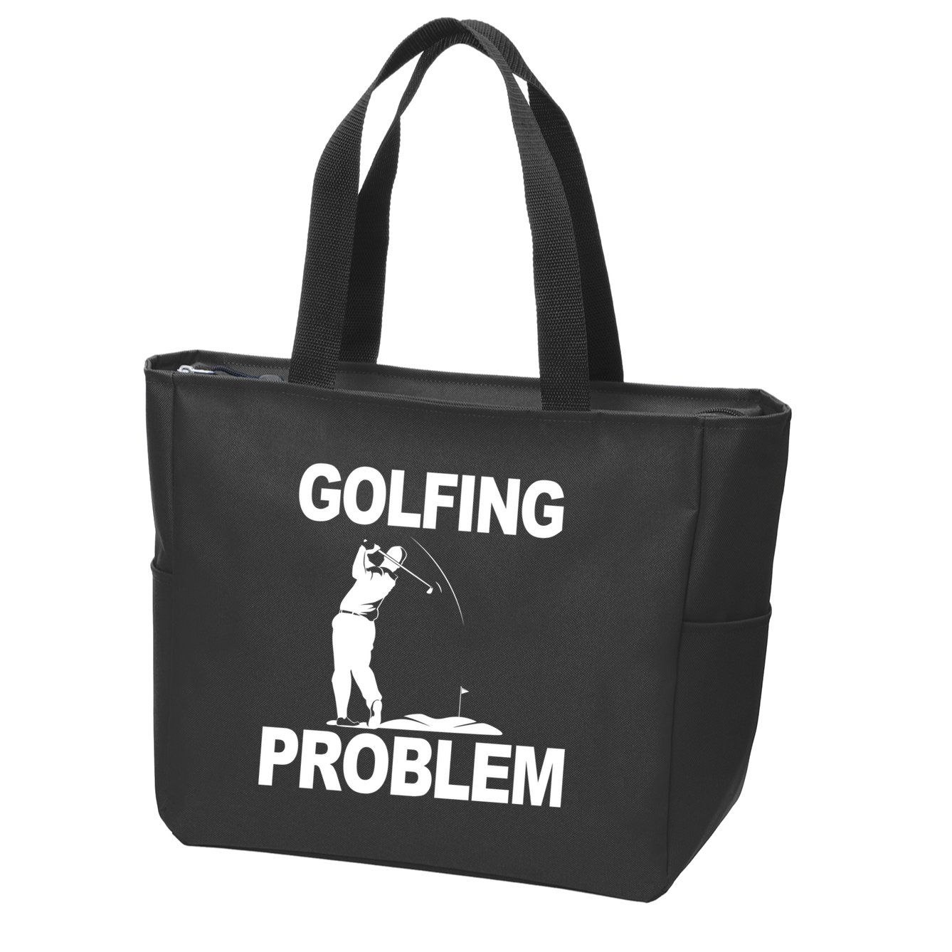 Golfing Problem  Zip Tote Bag