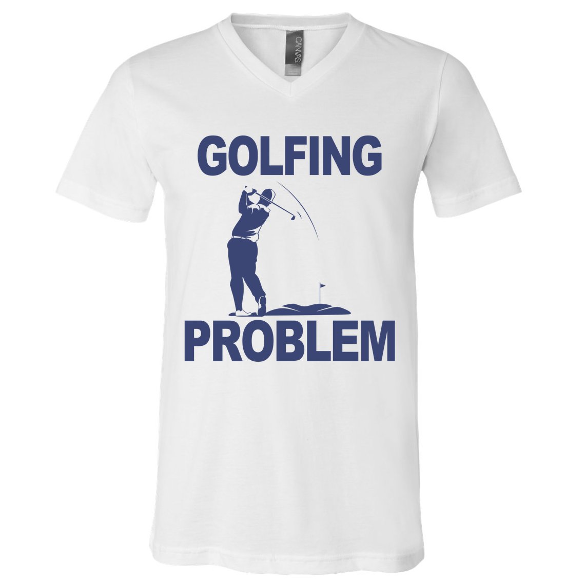 Golfing Problem  V-Neck T-Shirt