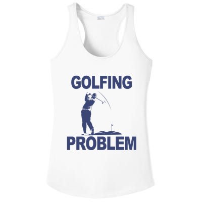 Golfing Problem  Ladies PosiCharge Competitor Racerback Tank