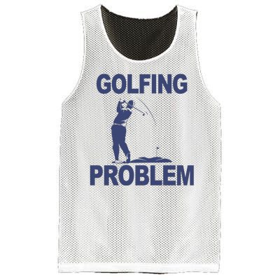 Golfing Problem  Mesh Reversible Basketball Jersey Tank