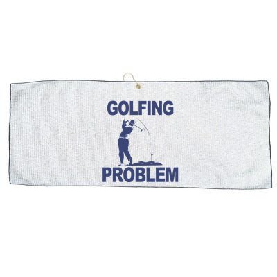 Golfing Problem  Large Microfiber Waffle Golf Towel