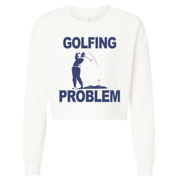 Golfing Problem  Cropped Pullover Crew