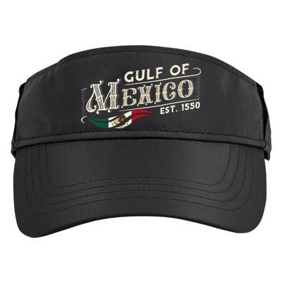 Gulf Of Mexico Est 1550 Retro Vintage Adult Drive Performance Visor
