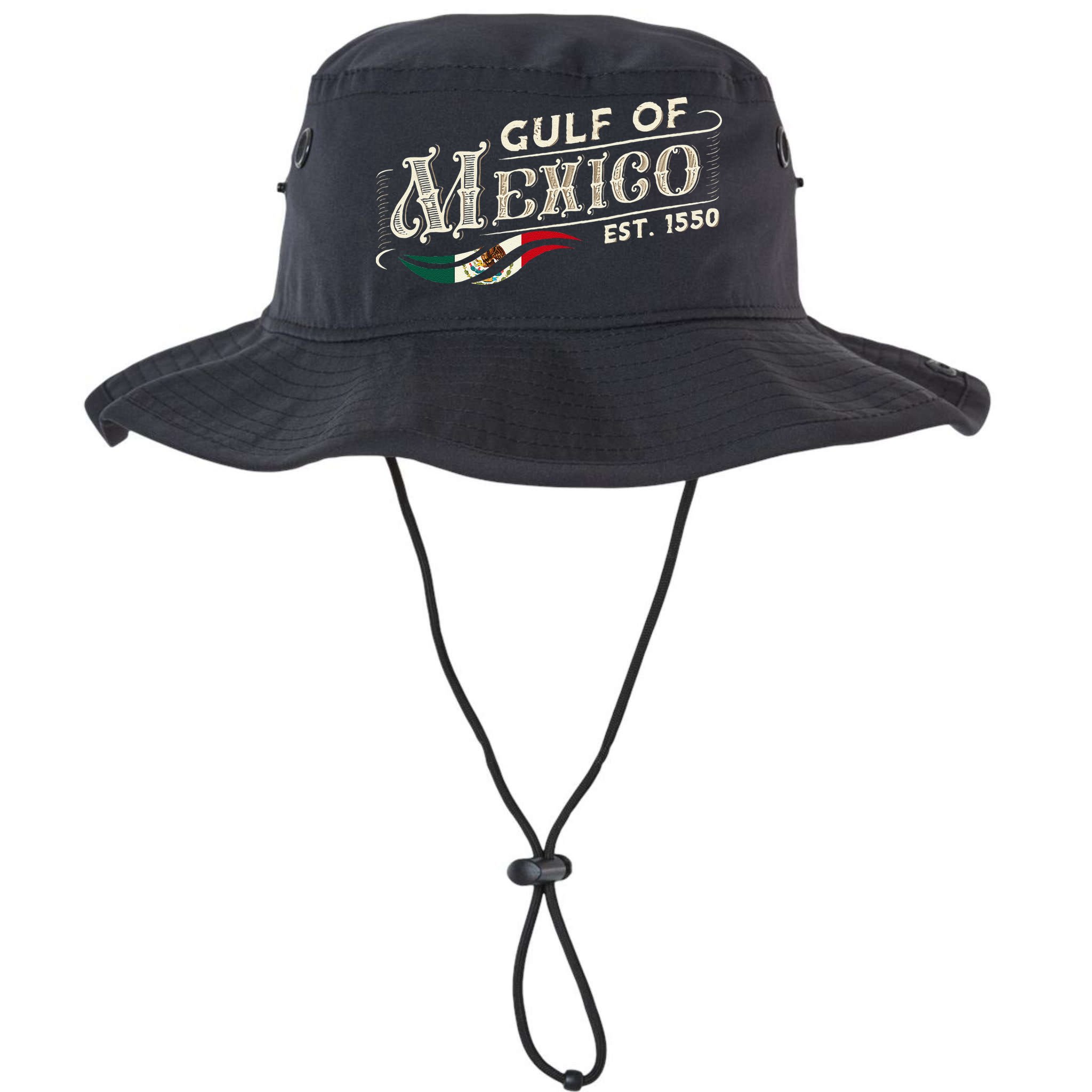 Gulf Of Mexico Est 1550 Retro Vintage Bucket Hat