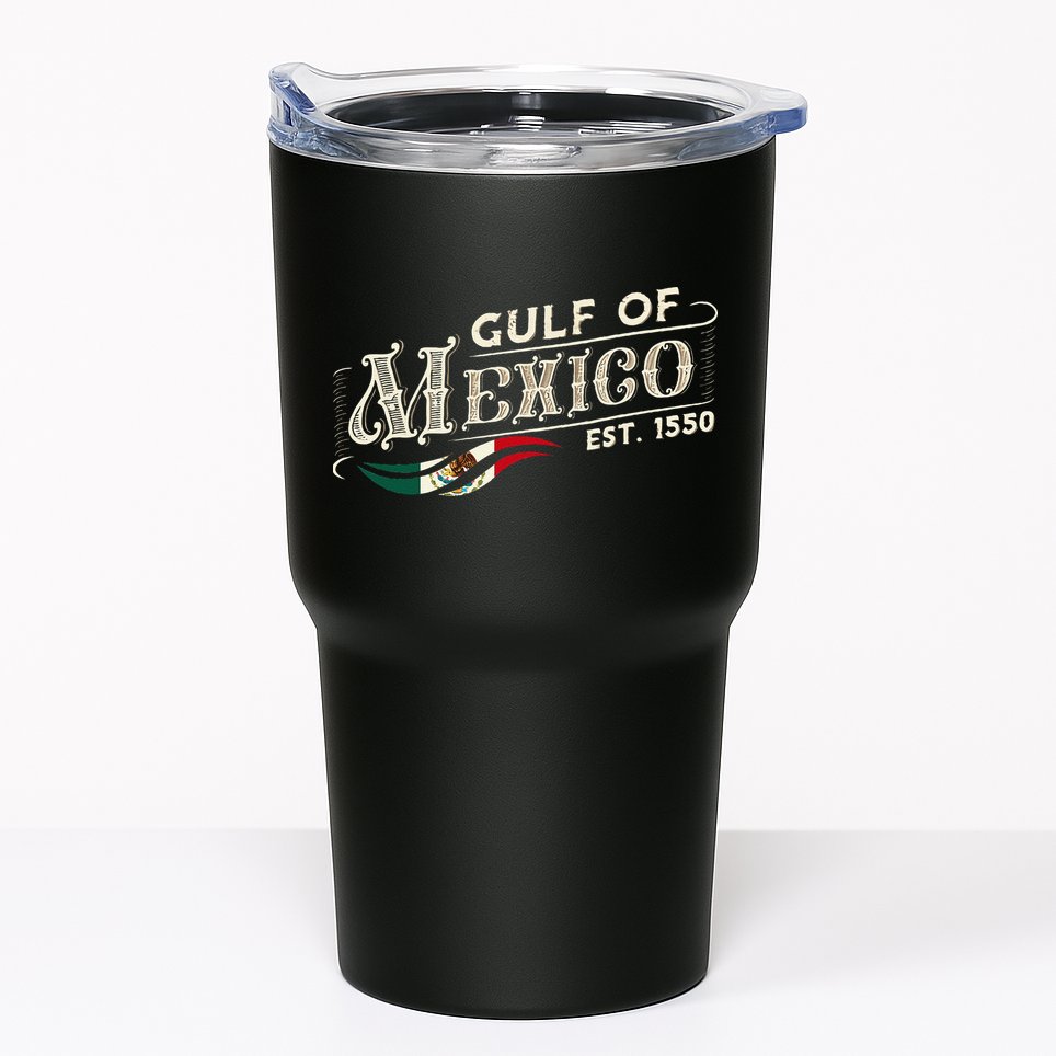 Gulf Of Mexico Est 1550 Retro Vintage Tumbler