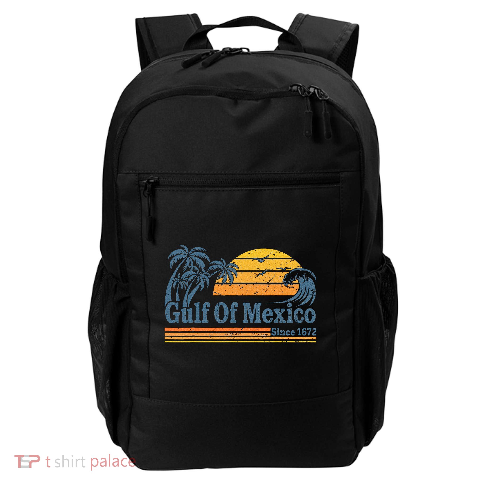 Gulf Of Mexico Since 1672 Retro Vintage Beach Backpack