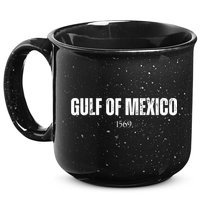 Gulf Of Mexico 1569 American Gulf Of Mexico Map Lover 15oz Campfire Ceramic Mug