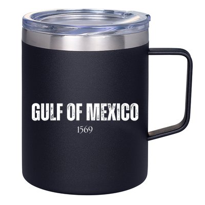 Gulf Of Mexico 1569 American Gulf Of Mexico Map Lover 12oz Stainless Steel Coffee Mug