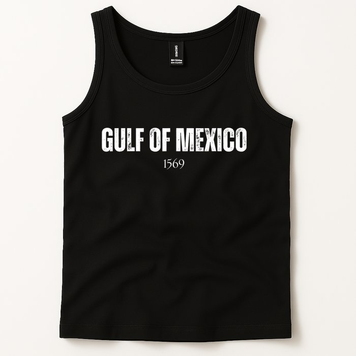 Gulf Of Mexico 1569 American Gulf Of Mexico Map Lover Tank Top