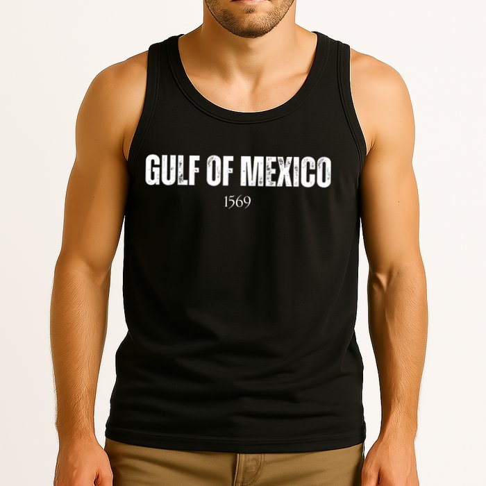 Gulf Of Mexico 1569 American Gulf Of Mexico Map Lover Tank Top