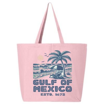 Gulf Of Mexico 1672 Vintage Beach Gulf Of Mexico Forever 25L Jumbo Tote