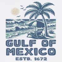 Gulf Of Mexico 1672 Vintage Beach Gulf Of Mexico Forever Hat