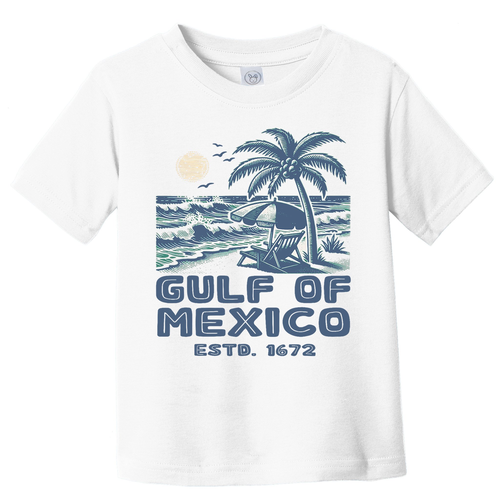 Gulf Of Mexico 1672 Vintage Beach Gulf Of Mexico Forever Toddler T-Shirt