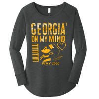 Georgia On My Mind Women's Perfect Tri Tunic Long Sleeve Shirt