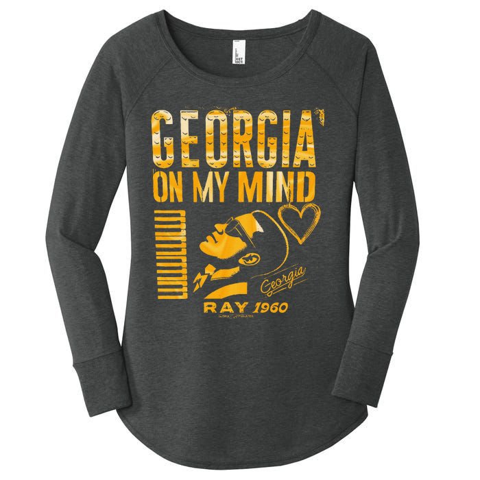 Georgia On My Mind Women's Perfect Tri Tunic Long Sleeve Shirt