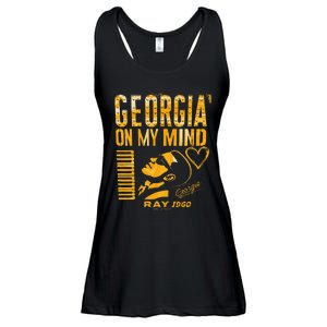 Georgia On My Mind Ladies Essential Flowy Tank