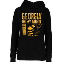 Georgia On My Mind Womens Funnel Neck Pullover Hood