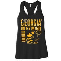 Georgia On My Mind Women's Racerback Tank