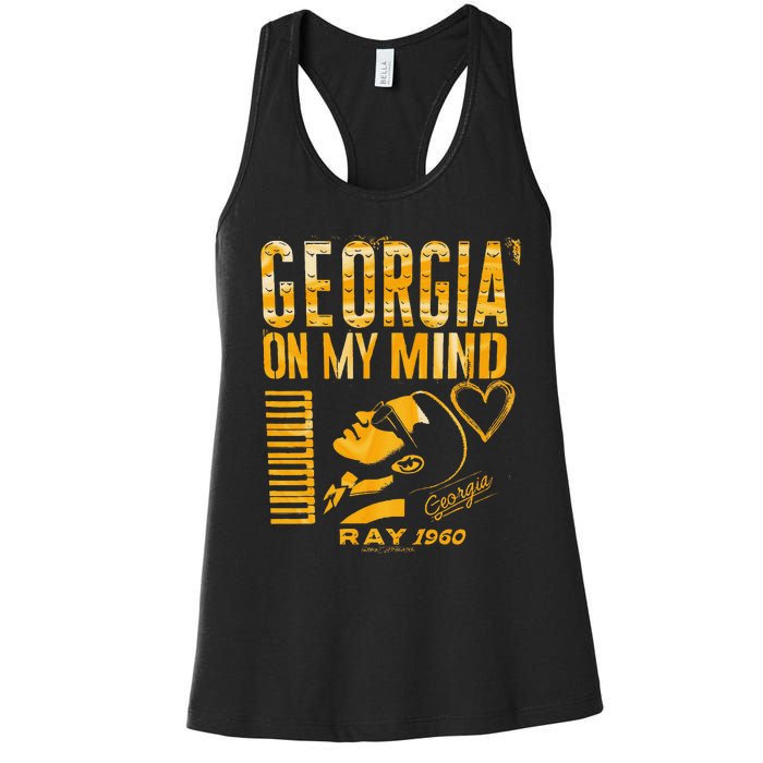 Georgia On My Mind Women's Racerback Tank