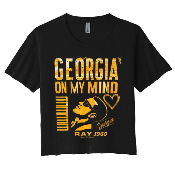 Georgia On My Mind Women's Crop Top Tee